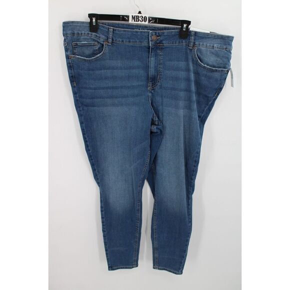 MAURICES M JEANS 24W REGULAR MID RISE CLASSIC SKINNY BLUE DENIM NWT - Picture 1 of 10